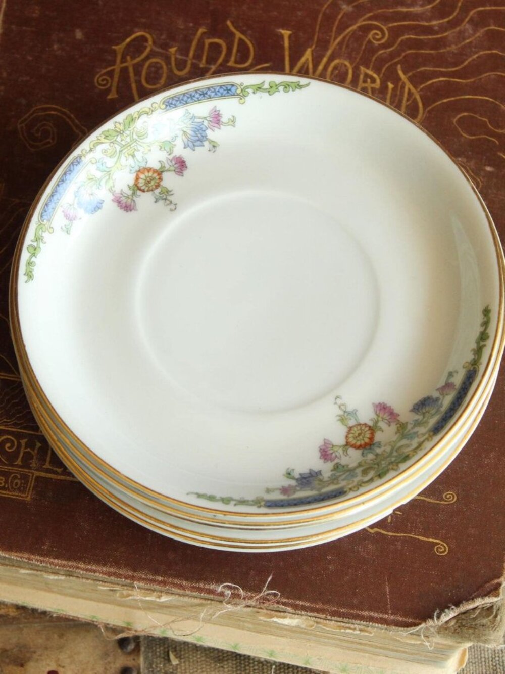 Vintage 1920s 1930s Tea Saucer, Hutschenreuther Selb China Plate, Bavaria